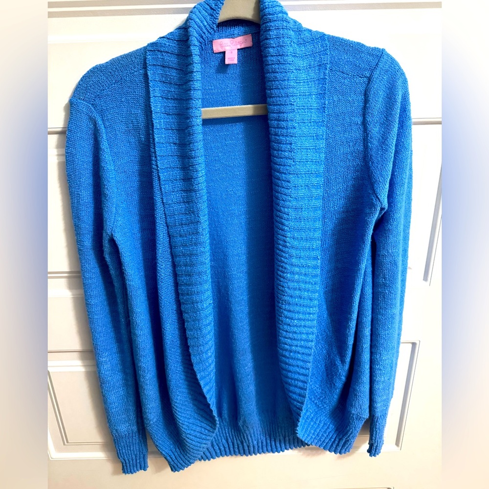 Lilly Pulitzer Vibrant Blue Cardigan